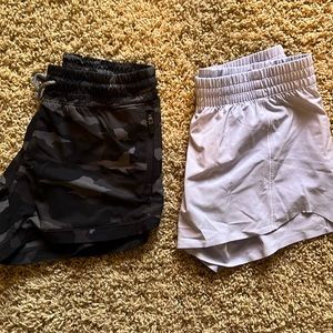 Athleta size 8-10 girls shorts. Two pair!